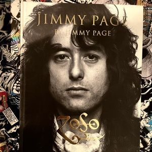 Signed Jimmy Page Zoso coffee table book! Rare